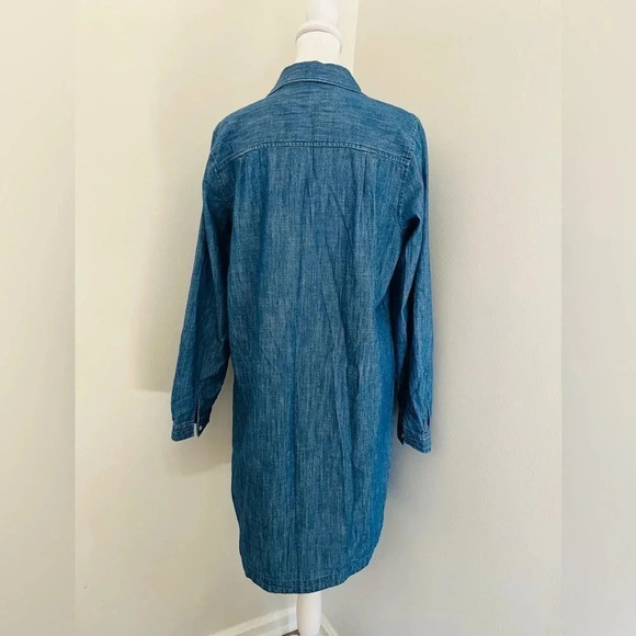 Old Navy denim shirt dress medium - Picture 3 of 6